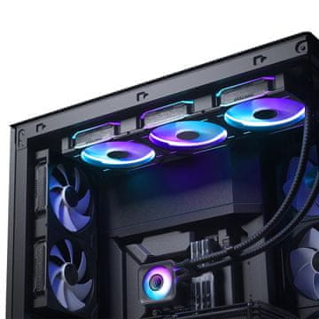 PHANTEKS Phanteks Glacier One 420 D30 X2 AIO vodeno hlađenje, 2x140mm ventilatora, crna