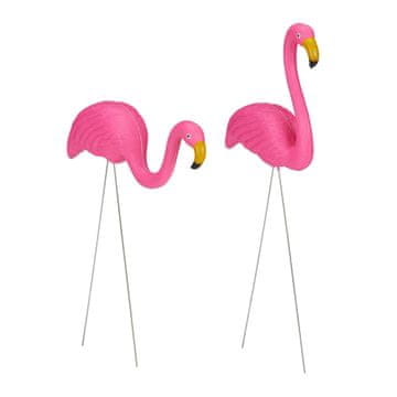 Northix Set od 2 ukrasa s flamingom