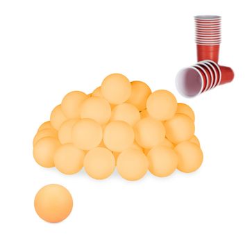Northix 48x Set loptica za ping-pong