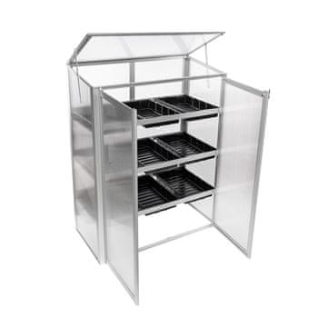 STEEL STEEL HOUSE ALIUM regal 76x38.5x98.5cm GC