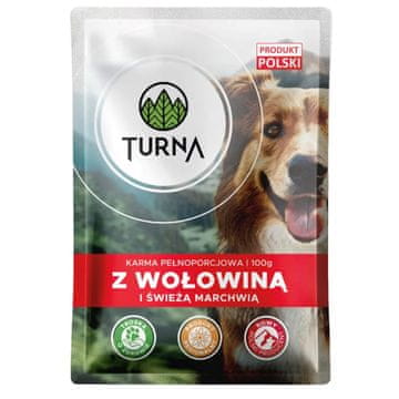 slomart TURNA Mokra hrana za pse, govedina - 100g