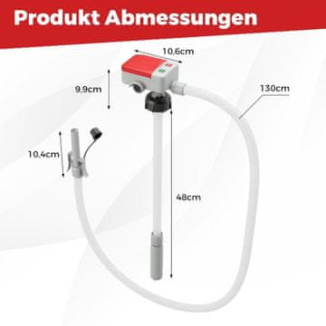Northix Pumpa za prepunjavanje goriva s automatskim senzorom i 3 adaptera