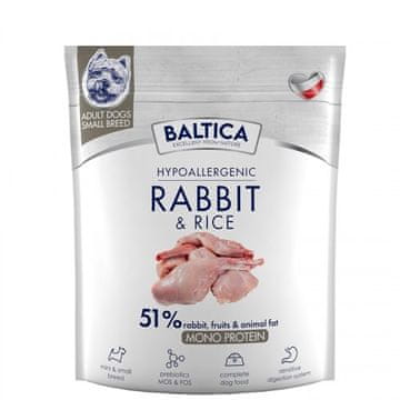 slomart BALTICA Nutraceutic Hypoallergenic S Zec i riža - 1 kg