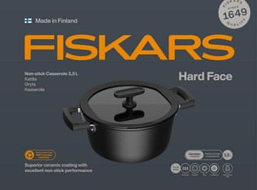 FIS Hard Face lonac 3.5L s poklopcem, neprianjajući