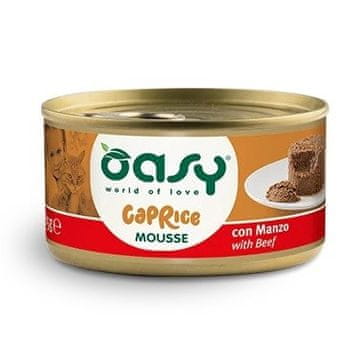 Oasy OASY Caprice Mousse mokra hrana za mačke, govedina - 85g
