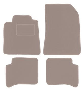 Velur tepisi za auto za: Renault Vel Satis liftback, hatchback (2001.-2010.) bež