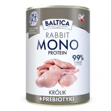 slomart BALTICA Nutraceutic Monoproteinska puretina s prebioticima - mokra hrana za pse - 400g