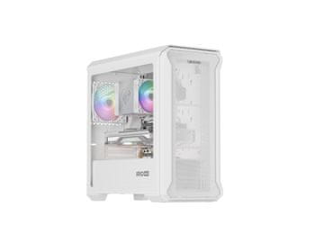 Genesis Genesis Irid 503 Mini PC kućište, prozirno, bijelo