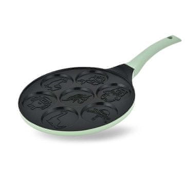 slomart MEO Tabela za palačinke Maestro MR-1222-D, 26 cm, crna/zelena