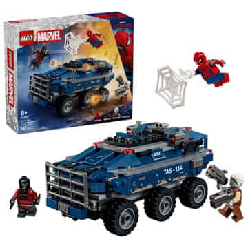 slomart LEGO Marvel 76349 Spider-Man juriš - 367 dijelova, dob 8+