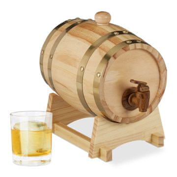 Northix Drvena bačva za viski 1,25 l