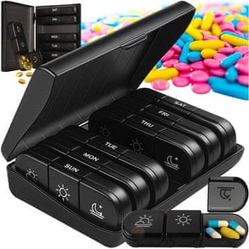 Northix Organizator za tablete za 7 dana s 3 dnevna odjeljka
