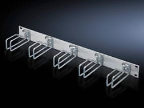 slomart Rittal 7257.100 panel za organizaciju kabela, 2U, čelik, siva