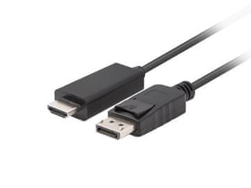 Lanberg LAE DisplayPort na HDMI adapter kabel, 1m, crna