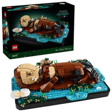 slomart LEGO IDEAS 21366 Plivajuće morske vidre, 1234 kocki