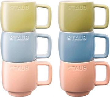 Staub STAUB Set 6 keramičkih šalica, 100 ml, višebojno
