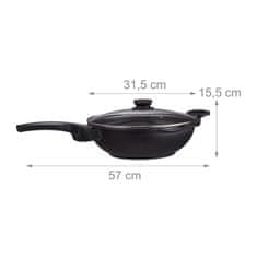 Northix Wok s indukcijom poklopca