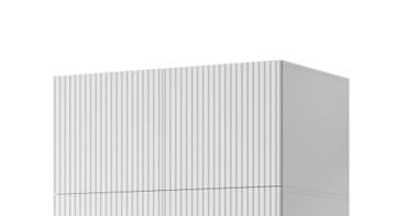 slomart Ormar za odjeću PAFOS 2D BASE 90x55.5x45, bijeli mat