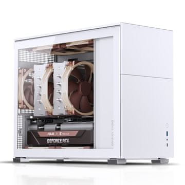 slomart Jonsbo D31 Micro-ATX kućište, kaljeno staklo - bijela