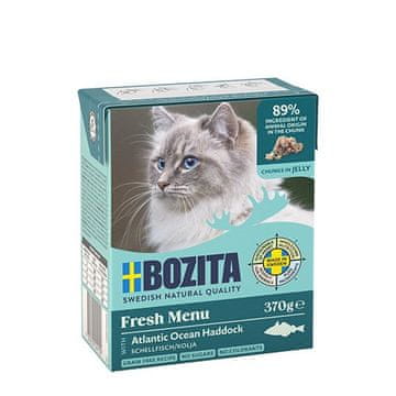Bozita BOZITA Fresh Menu Mokra hrana za mačke - Haddock u želeu - 370g