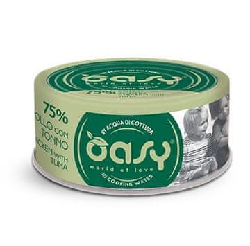 Oasy OASY More Love Mokra hrana za mačke Piletina s tunom - 70g