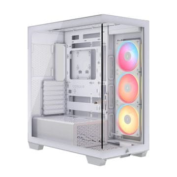 Corsair CORSAIR 3500X LX-R RGB PC kućište - Mid-Tower, bijelo