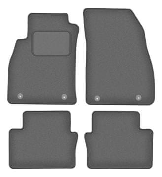 Velur grafitne auto prostirke za: Chevrolet Malibu V karavan, liftback, sedan (2011.-2015.)