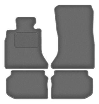Velur grafitne auto prostirke za: BMW 5 F11 karavan, touring (2010.-2013.)