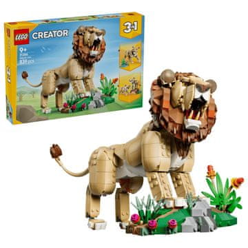 slomart LEGO Creator 3 u 1 31386 Divlje životinje: Kraljevski lav, 839 dijelova