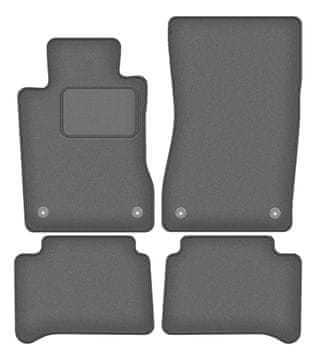 Velur grafitne auto prostirke za: Mercedes CLS C219 limuzina (2004.-2010.)
