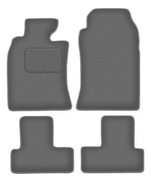 Velur grafitne auto prostirke za: Mini Cooper One R50 hatchback (2001.-2007.)