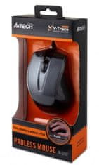 A4Tech A4T N-500F V-Track miš, 1600 DPI, crni