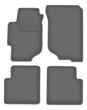Velur grafitne auto prostirke za: Honda Accord VI karavan, limuzina, Type-R (1997.-2002.)