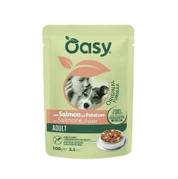 Oasy OASY Strips in Gravy Adult Losos i krumpir - mokra hrana za pse - 100 g (OAS)