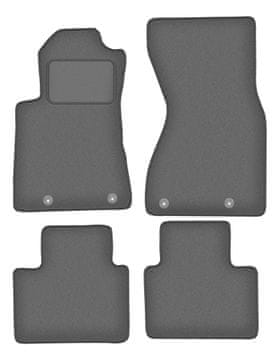 Velur grafitne auto prostirke za: Audi A8 D2 limuzina (1994-2002)