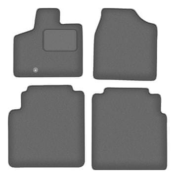 Velur grafitne auto prostirke za: Lancia Voyager minivan (2008.-2016.)