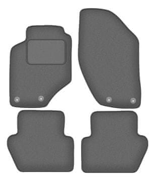 Velur grafitne auto prostirke za: Volvo S70 I limuzina (1996.-2000.)
