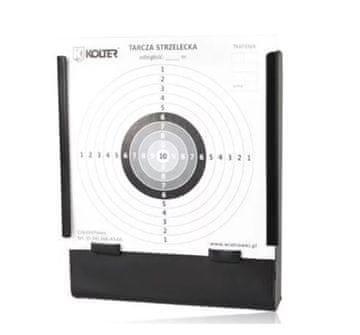 Bullet Metalni štitnik za metke BRP K-17-3 17x17 cm - Bijeli/Crni