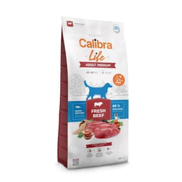 Calibra CALIBRA Dog Life Adult Medium Fresh Beef 12kg hrana za pse