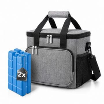LIVEFY termo torba Fresh 15 l, siva