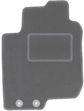 Vozačev baršunasti tepih za: Kia Cee`d I hatchback, SW, karavan, coupe (2006.-2012.) grafit