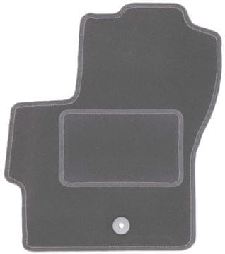 Vozačka prostirka od velura za: Mazda 3 I BK hatchback (2003.-2009.) grafit
