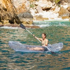 Northix Napuhac prozirni kajak s priborom Paros InnovaGoods 312 cm 2 mjesta