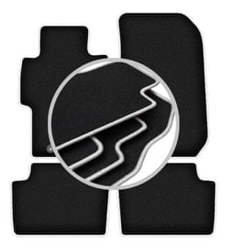 Carlux-srebrne auto prostirke za: Honda Accord VII limuzina, karavan, tourer, Type-S (2002-2008)