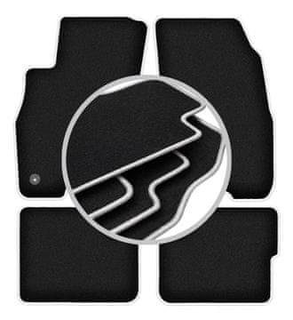 Carlux-srebrne autotepisi za: Fiat Grande Punto hatchback (2005.-2009.)