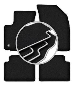 Carlux-srebrne auto prostirke za: Chevrolet Aveo I T200 / T250 hatchback, limuzina (2002-2011)