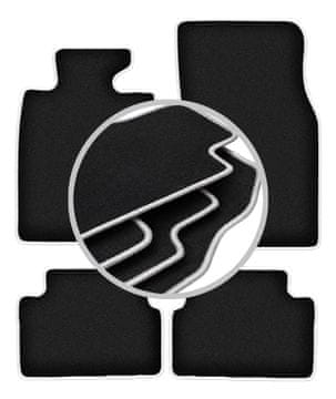 Carlux-srebrne auto prostirke za: Mini Clubman R55 hatchback (2006-)