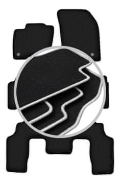 Carlux-srebrne auto prostirke za: Ford S-MAX MK2 minivan (2015-)