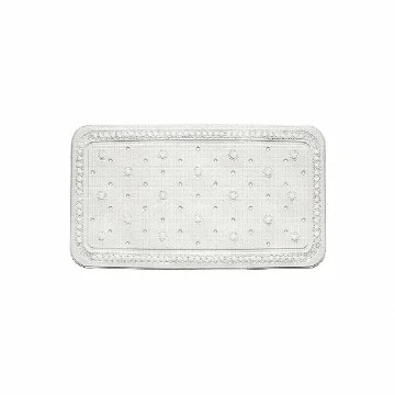 Kela KRETA PVC prostirka za kadu, bijela, 72 x 36 cm