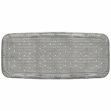 Kela KRETA PVC prostirka za kadu, siva, 92 x 36 cm